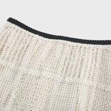 Yvette stretch knitted top  skirt matching set