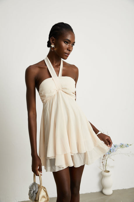 Zara Mini Dress with Wrapped Bustier Design
