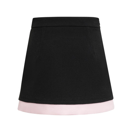 Zelda Jacket & Skirt Pink Black Matching Set