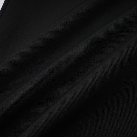Zephyra black lacedetail mini dress
