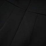 Zephyra black lacedetail mini dress