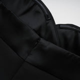 Zephyra black lacedetail mini dress