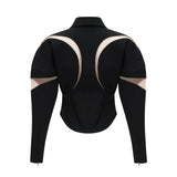 Zita Jacket with Corset Style & Mesh Panels
