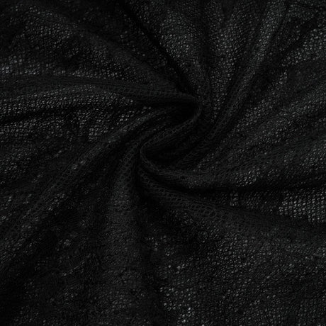 Zita Maxi Dress - Classic Blac - One - Shoulder Asymmetric Design with Lace Detailing