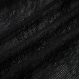Zita Maxi Dress - Classic Blac - One - Shoulder Asymmetric Design with Lace Detailing