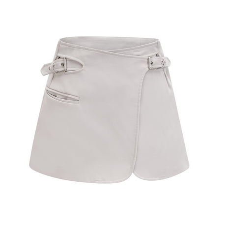 Zoé buckled cropped blazer  skirt matching set