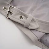 Zoé buckled cropped blazer  skirt matching set