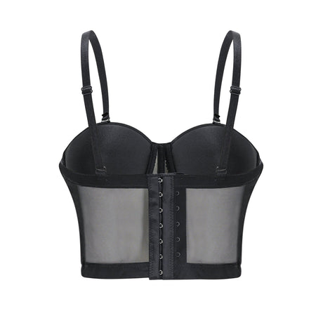 Zoe Corset Top with Embellished Details & Spaghetti Straps
