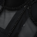 Zoe Corset Top with Embellished Details & Spaghetti Straps