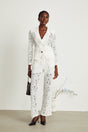 Zoé sheer lace blazer  trousers matching set