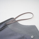Zuri Mini Dress Grey with Faux Fur Shoulders